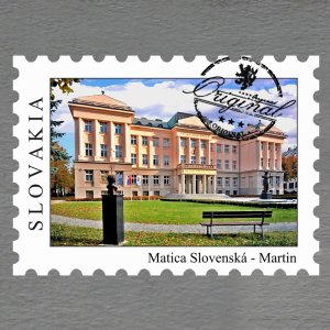 Martin - Matice Slovenská - magnet známka