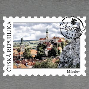 Mikulov - magnet známka