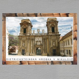 Mikulov - Dietrichsteinská hrobka - magnet C6 dvojitý