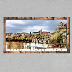 Praha - Hradčany - magnet DL dvojitý