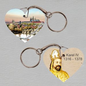 Praha - Hradčany - Karel IV. -klíčenka srdce