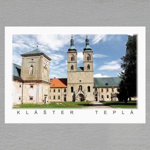 Klášter Teplá - magnet C6 dvojitý