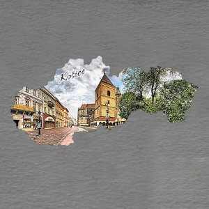 Košice - magnet mapa