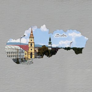 Zvolen - magnet mapa