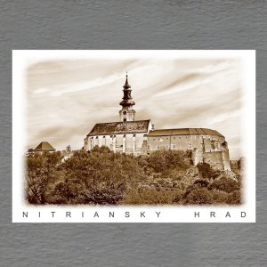 Nitriansky hrad - pohled C6 - sépie