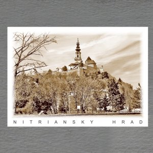 Nitriansky hrad - pohled C6 - sépie