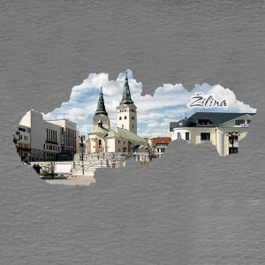 Žilina - magnet mapa