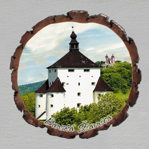 Banská Štiavnica - magnet kůra kulatá