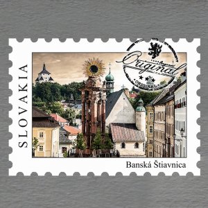 Banská Štiavnica - magnet známka