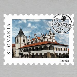 Levoča - magnet známka