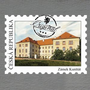 Kunštát - magnet známka