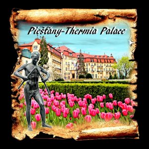 Piešťany - Thermia hotel - magnet papyrus