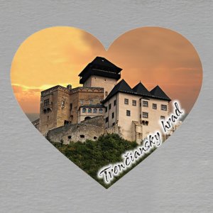 Trenčiansky hrad - magnet srdce