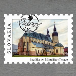 Trnava - Bazilika sv. Mikuláše - magnet známka