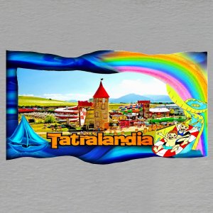 Tatralandia - magnet prkno dvojitý