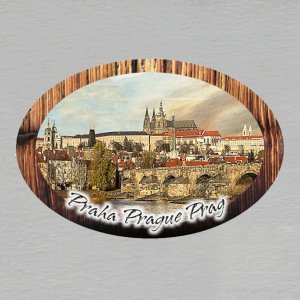 Praha - Hradčany - magnet ovál