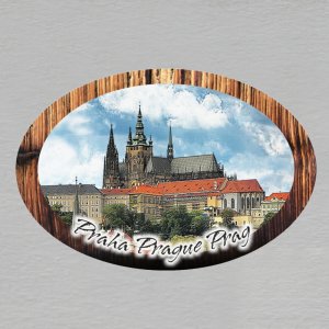 Praha - Hradčany - magnet ovál