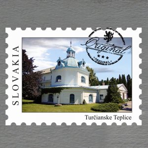 Turčianske Teplice - magnet známka