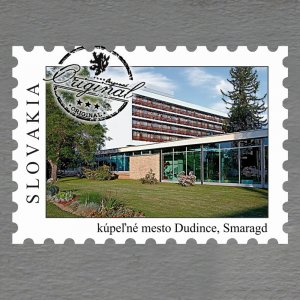 Dudince - Smaragd - magnet známka