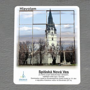 Spišská Nová Ves - kostel - hlavolam