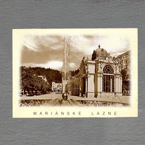 Mariánské Lázně - pohled C6 - sépie