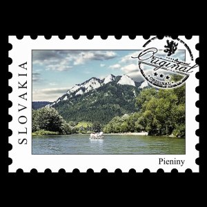 Pieniny - magnet známka