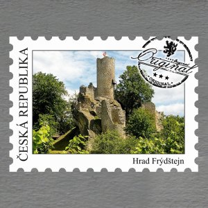 Frýdštejn - hrad - magnet známka