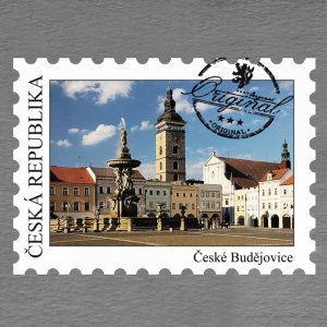 České Budějovice - magnet známka