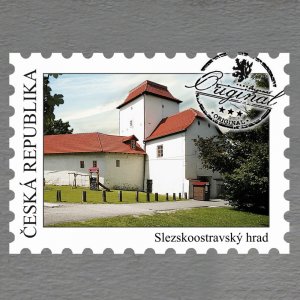 Slezskoostravský hrad - magnet známka