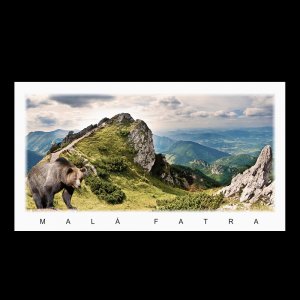 Malá Fatra - medvěd - magnet DL