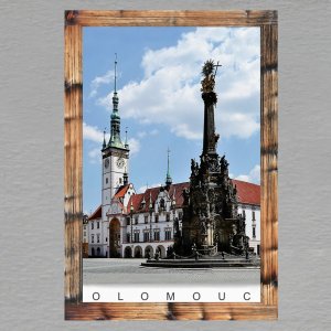 Olomouc - magnet C6 rám