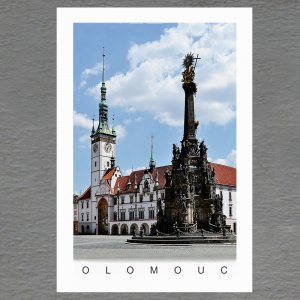 Olomouc - magnet C6 dvojitý