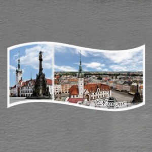 Olomouc - magnet vlnka koláž