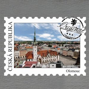 Olomouc - magnet známka