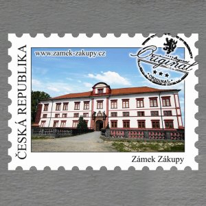 Zákupy - magnet známka