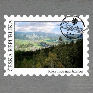 Rokytnice nad Jizerou - magnet známka