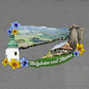 Rokytnice nad Jizerou - Krakonoš - magnet prořez