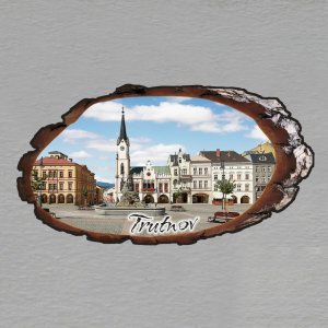 Trutnov  - magnet kůra ovál 18cm