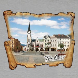 Trutnov - magnet mini pergamen