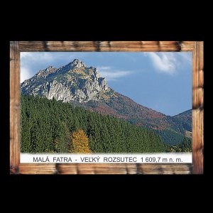 Malá Fatra - Vel'ký Rozsutec - magnet C6 rám