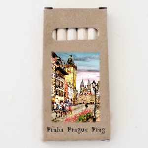 Praha - Týnský chrám - pastelky