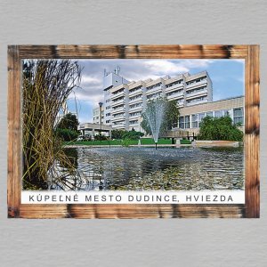 Dudince - Hviezda - magnet C6 rám