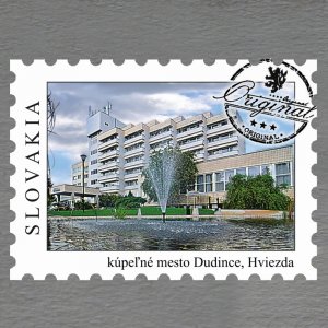 Dudince - Hviezda - magnet známka