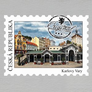 Karlovy Vary - magnet známka