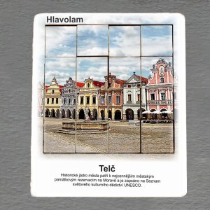 Telč - hlavolam - 16 dílků