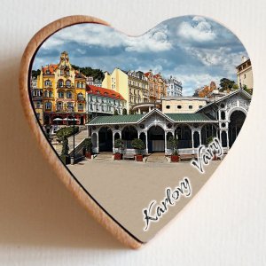 Karlovy Vary - krabička srdce malá