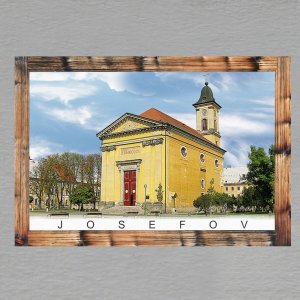 Josefov - magnet C6 rám dvojitý