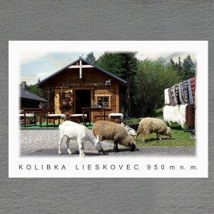 Kolibka Lieskovec - magnet C6