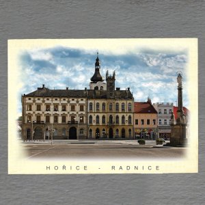 Hořice v Podkrkonoší - Radnice - pohled C6 barva