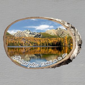 Štrbské pleso - magnet bříz